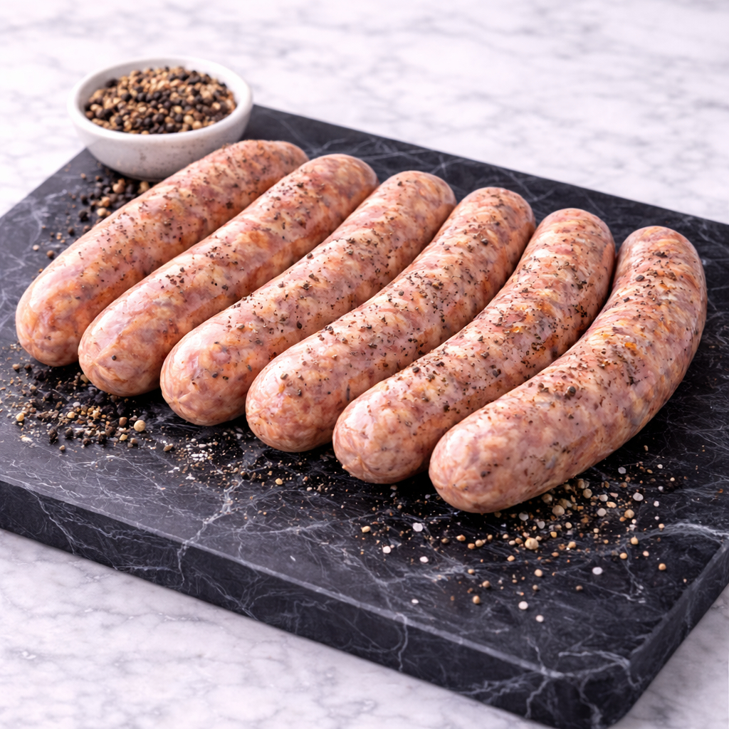 Cracked Black Pepper Sausage - Image 2